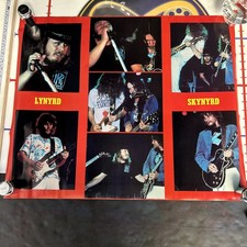 Lynyrd Skynyrd 1980's American  Rock Poster Vintage 27”x 22” picture