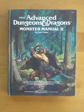 Advanced Dungeons & Dragons: Monster Manual II by Gary Gygax.  1983 HC.  Nice picture