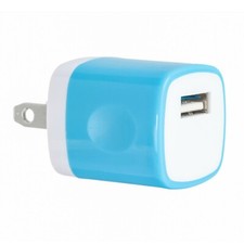 Akiko Electronics Universal USB 1.0 AMP Power Adapter Wall Charger Plug picture
