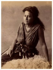 Thomas Andrew, Samoa Islands, Samoan Woman Vintage Albums Print Albumi Print picture