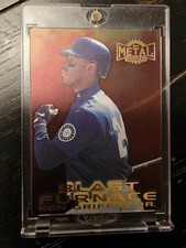 1997 Skybox Metal Universe - Blast Furnace Ken Griffey Jr #6 Rare Insert  picture