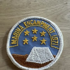 Vintage 1971 Marina Encampment Patch  picture