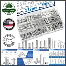 Rugged 132Pcs Clevis Pin Collection in Stainless Steel for Reliable Performance picture