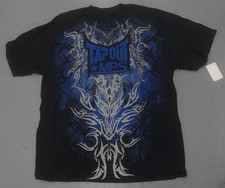 TAPOUT MPS MMA GRAPHIC T-SHIRT BLACK SIZE XL NEW WITH TAGS picture