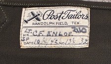 WW2 Named USAFF 1st Air Commandos Shirt & Wembley Nor-East Tie Lt. Dr. C.F Enloe picture