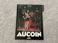 KISS AUCOIN MANAGEMENT ROCK STEADY 1978 RARE MUSIC TRADE AD GENE PAUL ACE PETER picture