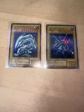 Yu-Gi-Oh Blue-Eyes LB-01 + Red-Eyes PG-09 Japanese Ultra Rare Card picture