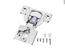 VEVOR Soft-Close Stainless Steel Cabinet Hinges 50-Pack 105° PHS24501-50 picture