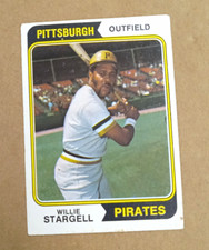 Topps 1974 Topps Willie Stargell #100 Pittsburgh Pirates Vintage MLB Card picture