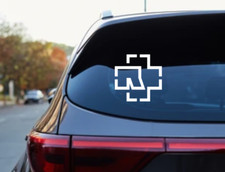 Rammstein Car Decal Vinyl Band Logo Glossy Bumper Sticker Heavy Metal Industrial picture
