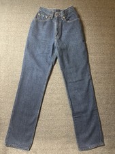 Vtg 1985 Levis 505 High Waist Jeans Womens Size 5 Made in USA Red Tab Indigo picture