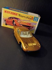 Matchbox Superfast #33 Lamborghini Miura 1969 Metallic Gold Crisp Original G Box picture