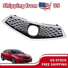 Fits 2018 2019 2020 Acura TLX Front Bumper Grille Grill Assembly All Gloss Black picture