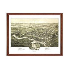 Old Map of Davis, WV 1898 - Vintage Davis West Virginia Art picture