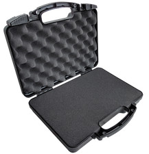 TSA Approved Hard Pistol Case Lockable Handgun Storage Box Custom Foam Green picture
