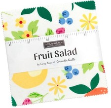 Moda FRUIT SALAD Charm Pack 100% Cotton 5-inch Precut Fabric Squares (42 pcs) picture