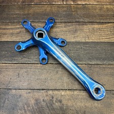 Vintage Sugino AT Crank Arm RIGHT 170mm 110 Blue Old SChool BMX Japan picture