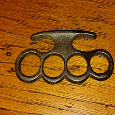 Vintage 1930s Cast Iron Knuckle Dusters picture
