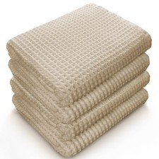 Softerry European Waffle Weave Bath Towel Set - 100% Organic Cotton - Quick Dry picture