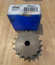 DS40A17 Martin Double Single Roller Chain Sprocket, #40 ANSI Chain, 1/2in Pitch picture