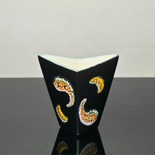 Regina Gouda Holland Art Pottery Vase WB 1268 MCM Abstract picture