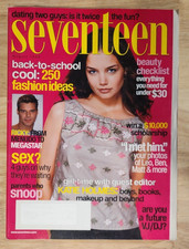 Vintage Seventeen Magazine August 1999 Katie Holmes Back to School 90s picture