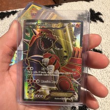 2015 Pokemon TCG Groudon EX 150/160 XY Primal Clash Full Art Holo HP picture