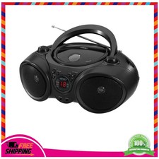 Jensen CD-490-BK Portable Stereo CD Player AM FM Radio Black 3W RMS picture