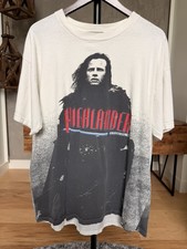 Vintage 1990s Highlander All Over Print Movie Promo T-shirt Men's XL picture