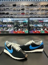 Nike Waffle Racer Black Blue Sneakers picture