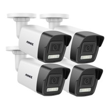 ANNKE 4pcs 12MP Audio POE IP Security Camera Outdoor Color Night Vision AI C1200 picture