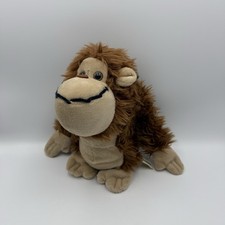 Vintage 1977 Russ Berrie Gipper Stuffed Monkey Gorilla Plush Shaggy Brown picture