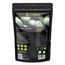 Organic Chlorella Spirulina Tablets 50/50 Mix, 500mg, 720 count, 4 month supply picture