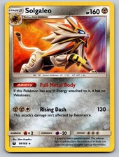Solgaleo 99/168 Holo Rare Celestial Storm Pokemon Near Mint picture