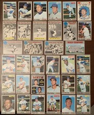 1970 Topps MLB Baseball Cards=(34) New York Mets/Nolan Ryan/Seaver/World SERIES+ picture