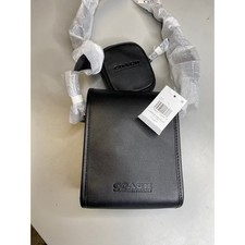 Coach Charter North South Hybrid Crossbody Bag Black Leather C2388 Mens picture