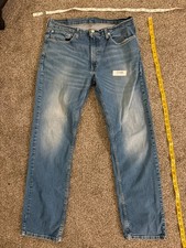 Levi's 559 Relaxed Straight blue jeans W36 L34 picture