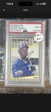 Fleer 1989 Ken Griffey Jr #548 PSA 9 Autographed PSA Certified Seattle Mariners picture