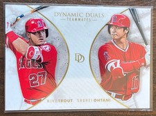 2018 Topps On Demand Shohei Ohtani Mike Trout Dynamic Duals Teammates picture