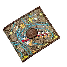 Unused GUCCI×Disney Folding Wallet GG Donald Duck with Box and Bag picture