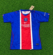 Nike Paris Saint-Germain D. Doué #14 Dri-FIT Soccer Jersey Blue/Red M picture