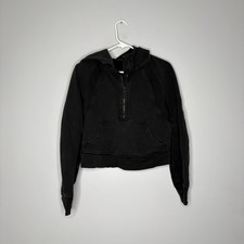 Lululemon Women’s XS/S Scuba Oversized Half-Zip Hoodie Black picture