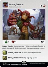 1x Brash Taunter (1614) - Rainbow Foil MTG - Secret Lair - NM-Mint picture