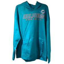 NFL Miami Dolphins Men's Pullover Hoodie - Aqua - 2XL NWT picture