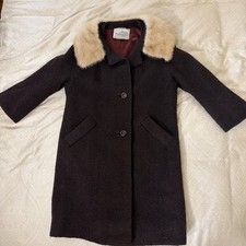 Vintage Kaufmann’s Pittsburgh Adoria Wool Jacket Tailored By Arsleigh Medium Fur picture