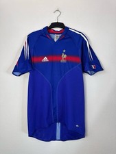 Adidas France 2004/06 Home Soccer Jersey Blue Size S Football Shirt World Cup picture