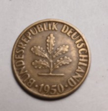 GERMANY  # 10 pfennig 1950 G Bundesrepublik Deutschland super (100% genuine) picture
