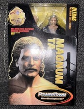 Magnum TA Series 1 Powertown  #3 Action Figure Used Missing Belt picture