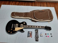 Austin Elecric Guitar, Single Cut Super 6-Pro Black - w/ Custom Upgrades - EXC picture