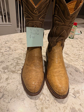 Tecovas The Nolan’s Limestone Relics Men's Western Boots  Lizard Size 11D picture